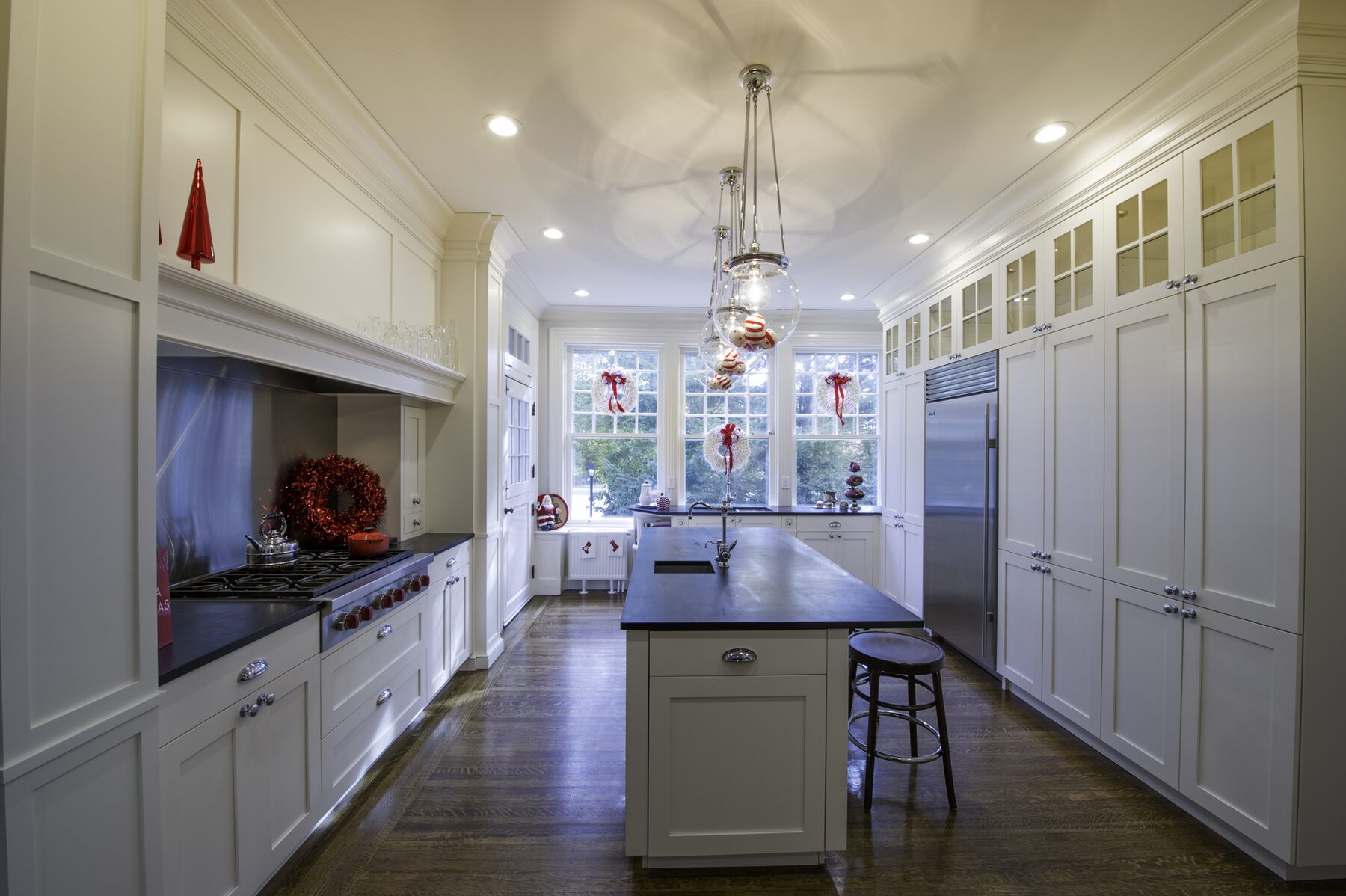 Classic painted custom kitchen